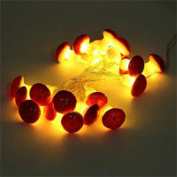 Luz De Hongo LED Rojo Para Decoración De Navidad Y Hogar Operada Con Batería Cadena De Luces De Hadas Para Cocina Y Habitaciones - details 0
