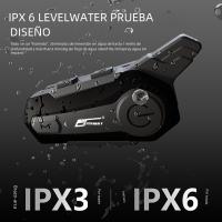 Intercomunicador De Casco X1 plus Motor Bluetooth 5.0 Headset Inalámbrico Para Motocicleta Con Altavoz Interfono Manos Libres 1000m - details 5