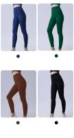 Nuevas Leggings De Yoga De Cintura Alta 2024 Sensación De Naked Mujer Pantalones Deportivos Para Gimnasio Secado Rápido Correr Workout De Largo - details 4