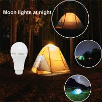 Lámpara Solar LED Portátil 7W Luz De Energía Solar Para Exterior Jardín Camping Tienda De Camping Pesca Búho Emergencia - details 4