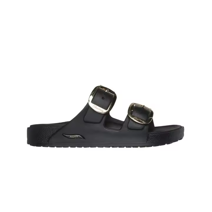 Sandalias Planas Skechers 111592 Mujer Negro - 1