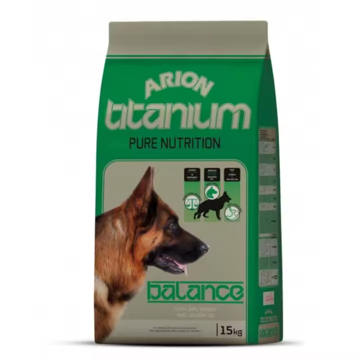 Arion Pienso para Perro Titanium Balance 15 Kg - Nutrición Canina con Proteína de Pavo y Omega3 - 1