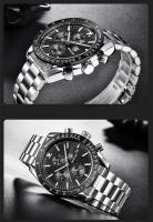 Reloj Deportivo Casual BENYAR Para Hombre Lujo Impermeable Cuarzo Cuero Militar Cronógrafo Reloj De Pulsera Top Marca - details 16