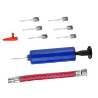 Kit De Inflador De Bicicleta Con Tubo Flexible Y Agujas Multifuncional Para Baloncesto Y Herramienta De Inflado Práctica - details 3