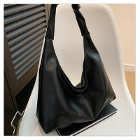 Bolso De Hombro Grande Y De Gran Capacidad Vintage 2025 Para Mujeres Bolso Cruzado De Moda Y Sencillo Con Una Corredera En Colores Negro Rojo Vino Plata Marrón Y Blanco - details 2
