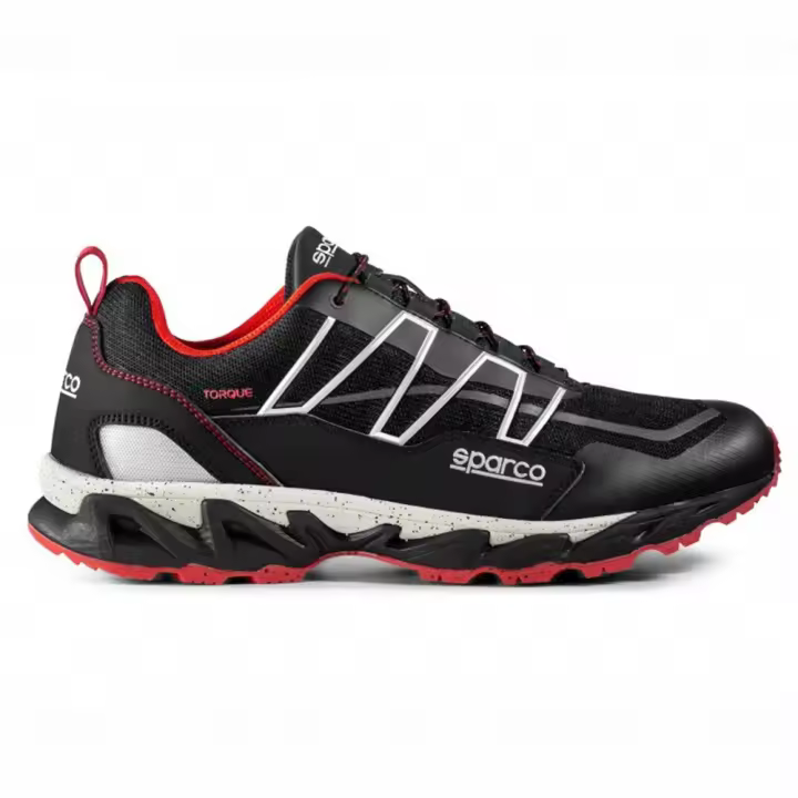 BOTINES SPARCO TORQUE ALGARVE TALLA 38 NEGRO/ROJO - 1
