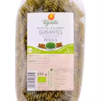 Vegetalia Espirales Guisantes Bio S/G Ve 250G - 1