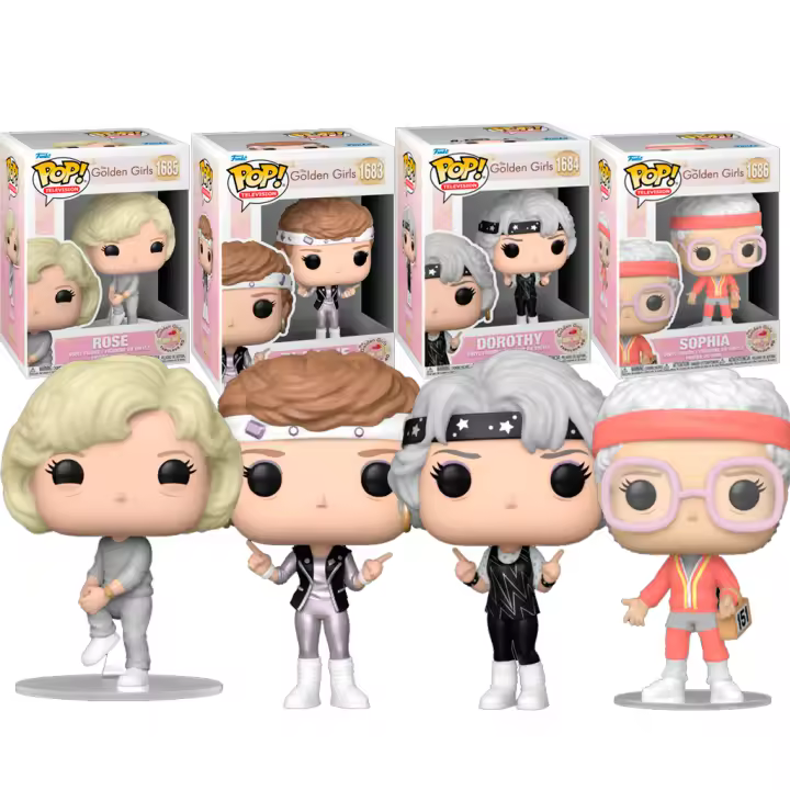 PAck 4 Funkos  Golden Girl Chicas de Oro Blanche Dorothy Rose Sophia Funko Pop 1683 1684 1685 1686 - 1