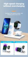Smartphones Cargador Inalámbrico 3 en 1 Premium para Móviles, Watch y AirPods - Base de Carga Inalámbrica Qi Certificada, Estación Multifunction Compatibilidad Compatible con Smartphones y Reloj Inteligente-DiseCompacto Sin Cables - details 1