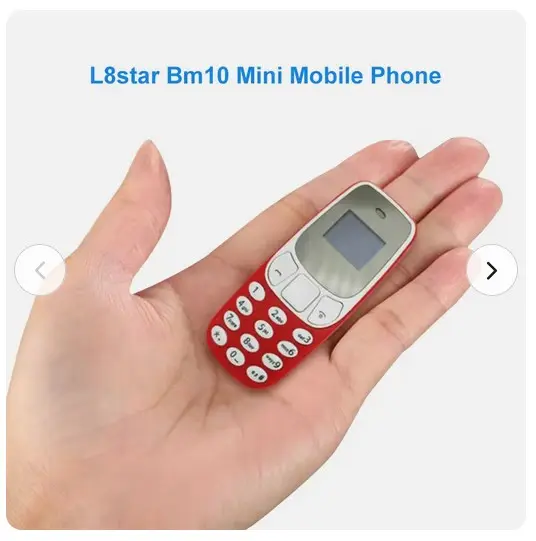 Mini teléfono móvil portátil FM desbloqueado, teléfono con cambio de voz y - 1