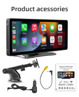 Reproductor Multimedia De Coche HIPPBQCC CarPlay Android Auto 10.26 Pantalla Táctil IPS Entrada AUX Bluetooth MirrorLink Universal - details 14