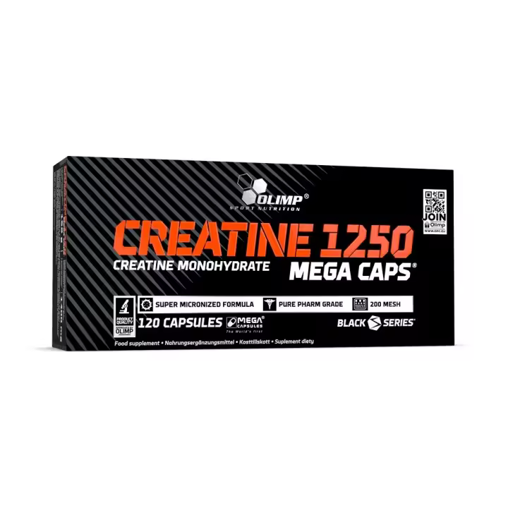 Olimp Sport Nutrition - Creatine Mega Caps 120 caps - Cápsulas de creatina de alta calidad - 1