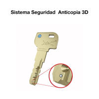 M&C Move Cerradura Puerta Bombín Alta Seguridad 32x32mm MC Anti Topolino Leva Larga Doble Embrague Seguridad Máxima SKG 3 Estrellas Anti Bumping Anti Taladro Color Plateado 5 Llaves Incluidas - details 0