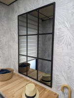 THEROSE - Espejo Ventana 120x80cm Dark Grey Espejo Industrial - details 5