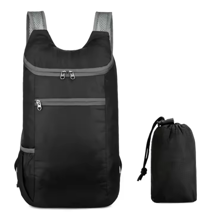 Nueva Mochila Plegable Impermeable De Gran Capacidad Para Camping Senderismo Viajes Deporte Unisex Color Como Mostrado - 1
