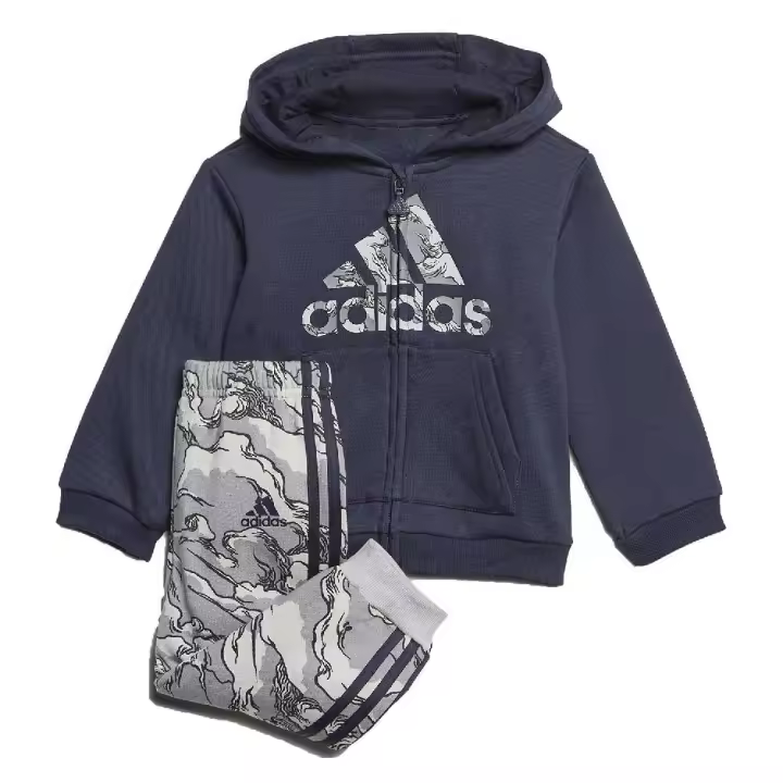 Adidas Chandal Bb I Logo Fz Hd Fl Ge0007 Talla Bebe - 3-6 Meses - 1