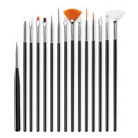 Set De 20 Pinceles De Uñas Ombre Para Pintura Y Dibujo Con Gel UV Herramientas De Diseño DIY Para Manicura Y Carving - details 0