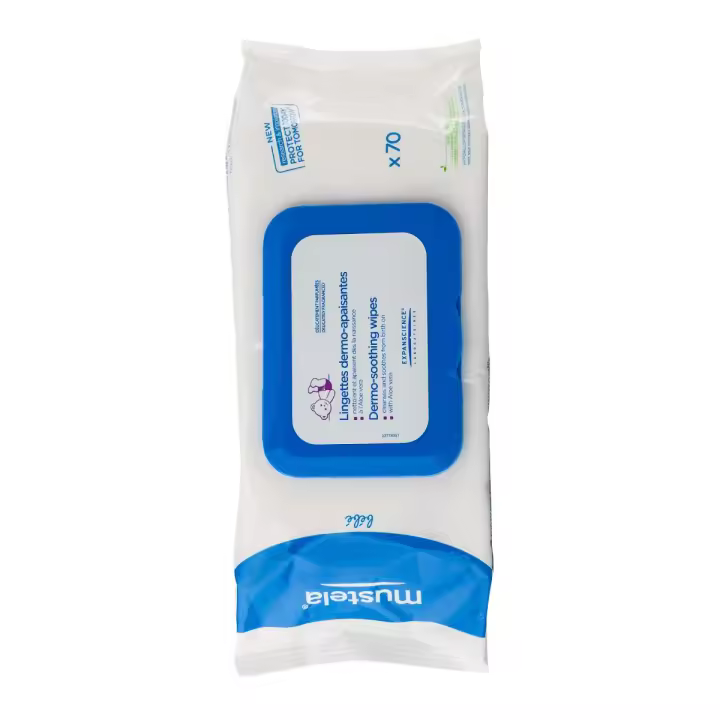 Toallitas humedas suavizantes mustela 70 unidades - 1