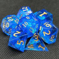 Juego De 7 Dados De Resina En Formas Poliedras Multicolor Para Juegos De Mesa Y Decoración Del Hogar Juguete De Rol Para Niños Y Adultos - details 18