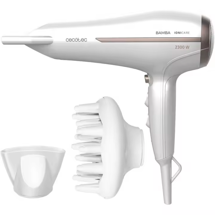 Secador Cecotec Dc Bamba Ionicare 5200 Aura 2300 W 2 Velocidades 3 Temperaturas - 1