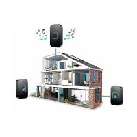 Timbre inalámbrico, timbre inalámbrico, rank de 400m Ip55 impermeable al Aire Libre timbre frontal con 3 receptores enchufables, 60 melodías, 5 niveles de Volumen, Ju - details 3