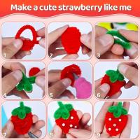 100 PCS De Barra Giratoria De Chenillo Y Acero Para Manualidades DIY Juguetes De Tubo Creativos Materiales Hechos a Mano - details 1