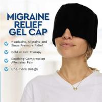 Migraine cap - Headache cap against Migraine - Cooling eye mask black black black black one size - details 2