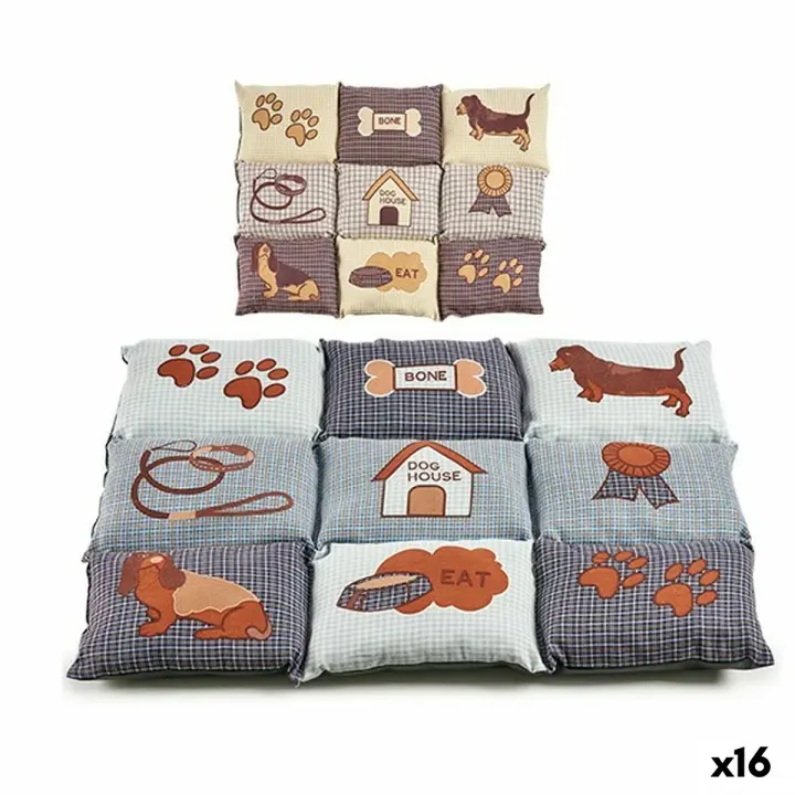 Cojín Mascotas 59 x 10 x 79 cm (16 Unidades) - 1