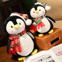 Peluche De Pingüino Navideño Kawaii De 25/35/45CM Juguete Suave En Forma De Almohada Animal Para Niños Regalo De Cumpleaños - details 7