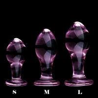 Nueva Broca De Cristal Rosa Anal Plug Estimulador Prostate Massajeador Masturbador Juguetes Sexuales Para Mujeres Hombres Gays - details 6