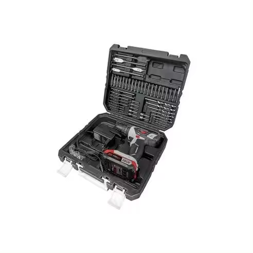 Taladro percutor WORGRIP 20V 1 batería 2.0Ah 50 accesorios - 1