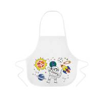 Delantales infantiles para Colorear con 5 Ceras Dibujos Infantiles. Con 5 divertidos diseños. Un original regalo para dar como detalle a niños y niñas en fiestas de cumpleaños, carnaval, colegios, guarderías y eventos infantiles. - details 1