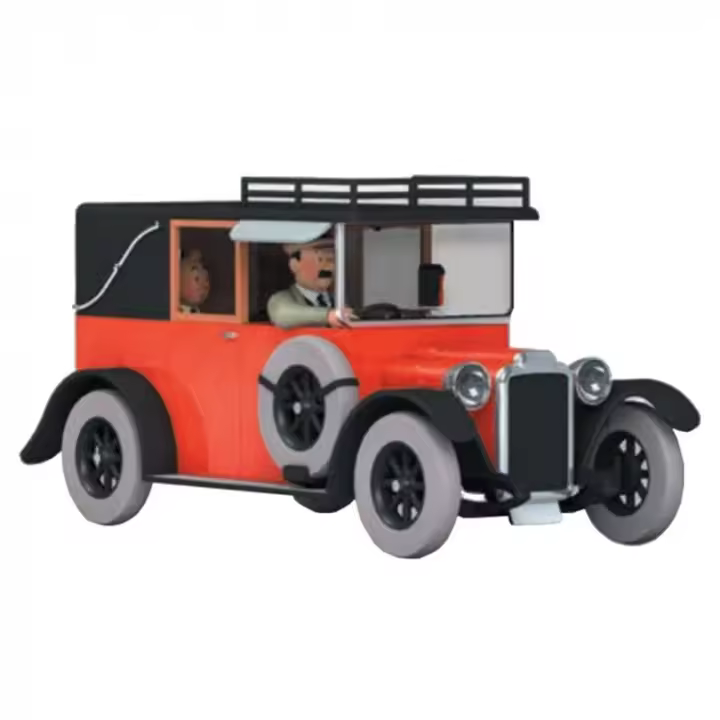Moulinsart Tintin Coche Escala 1/24 El Taxi a Eastdown La isla negra Nº62 - 1
