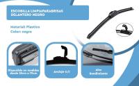 Banner - Escobilla limpiaparabrisas delantero 60 cm negro