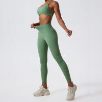 Sudadera Deportiva Para Mujer De Terciopelo Suave Alta Elasticidad Y Secado Rápido Cross Back Yoga Running Fitness Workout - details 25