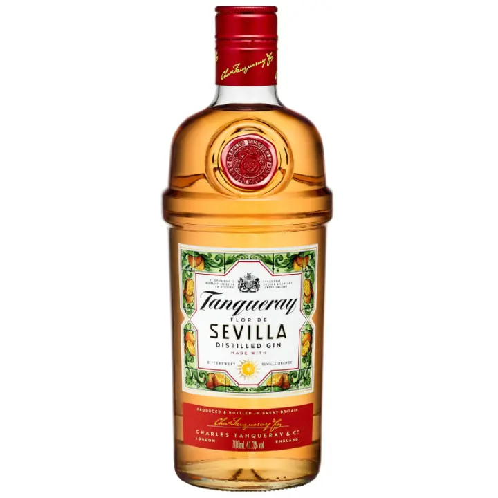 Tanqueray Flor de Sevilla, Ginebra, Botella Original 0.7L - 1