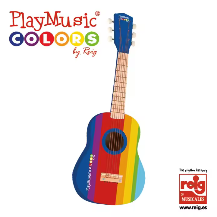 Guitarra De Madera Pintada 55 Cm. (Reig 7059) - 1
