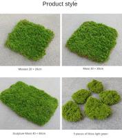 Carpetas De Mostrador Artificiales De Moss Para Jardín Exterior Decoración De Paisaje Bonsái Carpeta De Hierba Falsa Verde Simulación Para DIY Y Terrarios - details 7