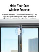 Sensor De Puerta WiFi Tuya Sensor De Ventana Inteligente Control Remoto Por Alexa Google Home App Smart Life Compatible Con Smart Home - details 6