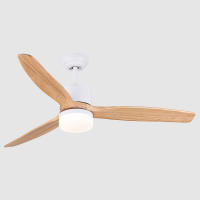 Ventilador de techo silencioso XTRELAMP MADSEN Motor DC BLANCO LED 18W Mando incluido - details 0