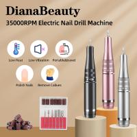 Máquina De Uñas Eléctrica 35000RPM Con Conjunto De Corte De Polvo Para Manicura Y Gel Pintura Sin Cable Herramienta De Pelos De Uñas - details 9