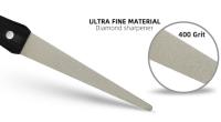 Afilador De Cuchillos De Piedra Whetstone Con Superficie Curva Para Afilar Cuchillos Y Tijeras Herramienta De Mezclador Para Cocina Material De Carburo De Tungsteno - details 6