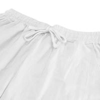 Pantalones rectos con cordones de algodón y lino para hombre, de estilo playero, finos y con cordón, para el tiempo libre, para las cuatro estaciones. - details 3