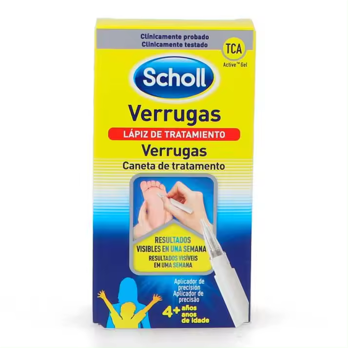 Dr Scholl Lapiz Tratamiento Verrugas - Fácil y Rápido - Elimina Virus - Regenera Piel - 1