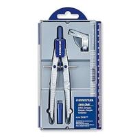 Staedtler NORIS CLUB 550 01, compás escolar de precisión con rueda de ajuste, Color Plateado - details 1