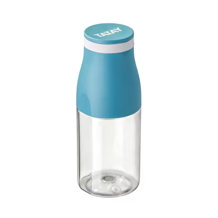 TATAY Urban Drink - Botella de Agua de 0.4L en Tritán con Tapón Vaso, Ocean - 1