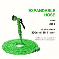 1pc Camión De Jardín Expansible 30 Pies Con Conector Alta Presión Flexible Con Pistola De Rociador De 7 Modos Universal - details 4