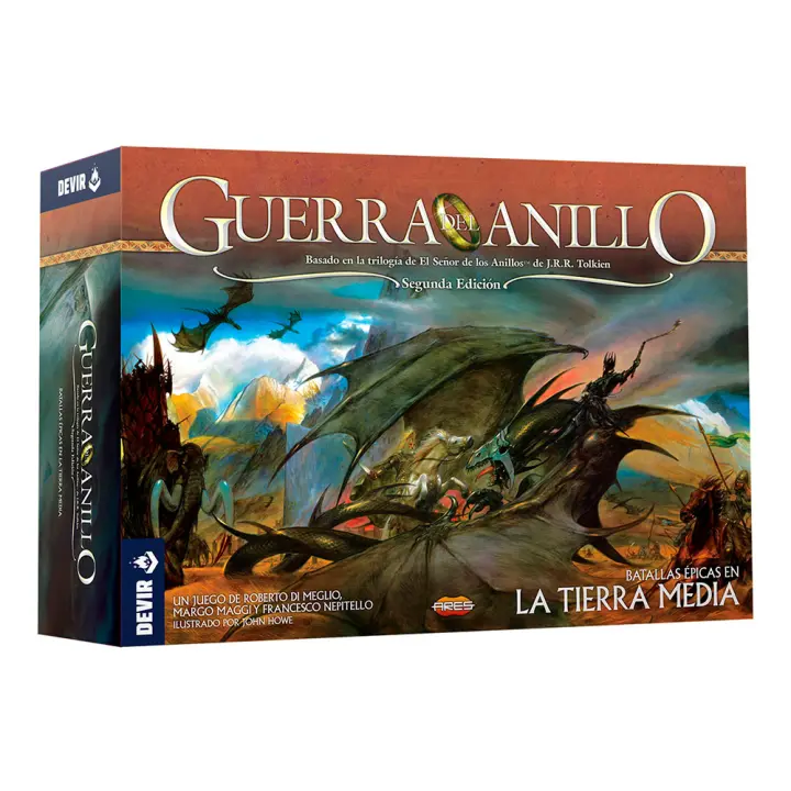 LA GUERRA DEL ANILLO DEVIR - Juego de Mesa - Nuevo a estrenar - Devir - Juego de Tablero - El Señor de Los Anillos - 1