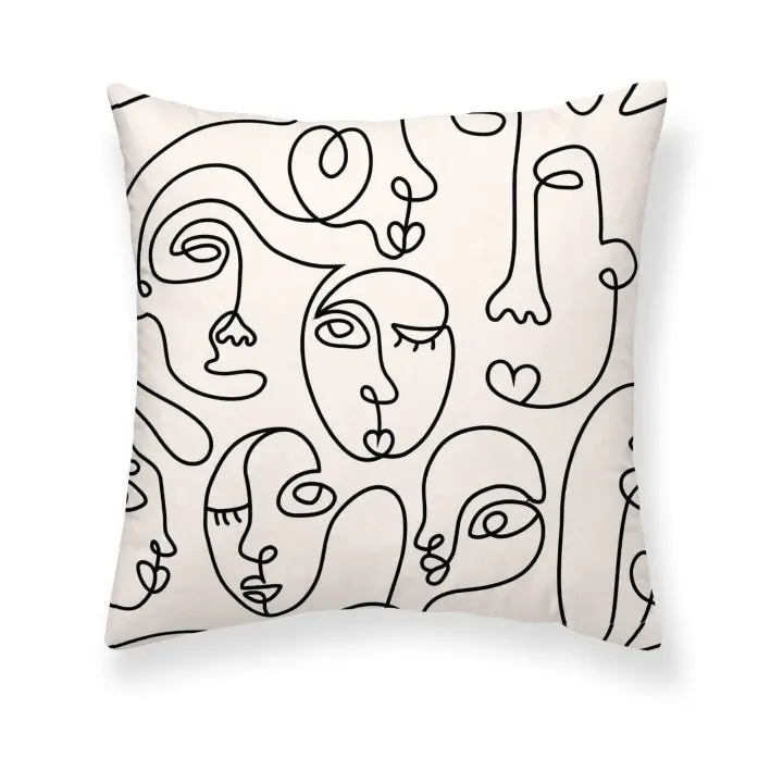 BL Belum Funda de Cojín 100% Algodón Nantes 50x50 Cm Decoración Hogar - 1