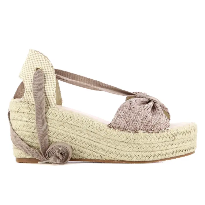 CAMILA'S Alpargatas de cuña MOLLY de color Lila - 1